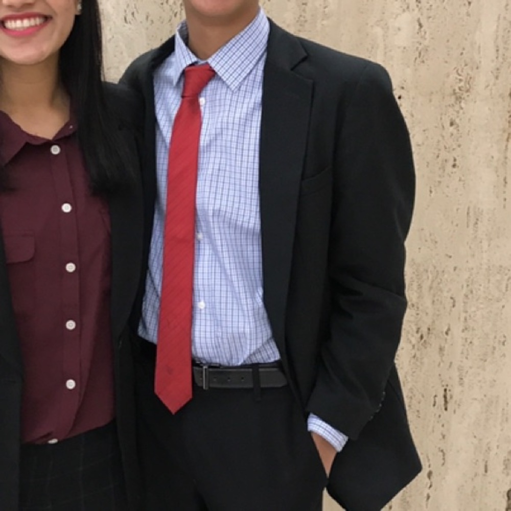 Striped Blue Dress Shirt